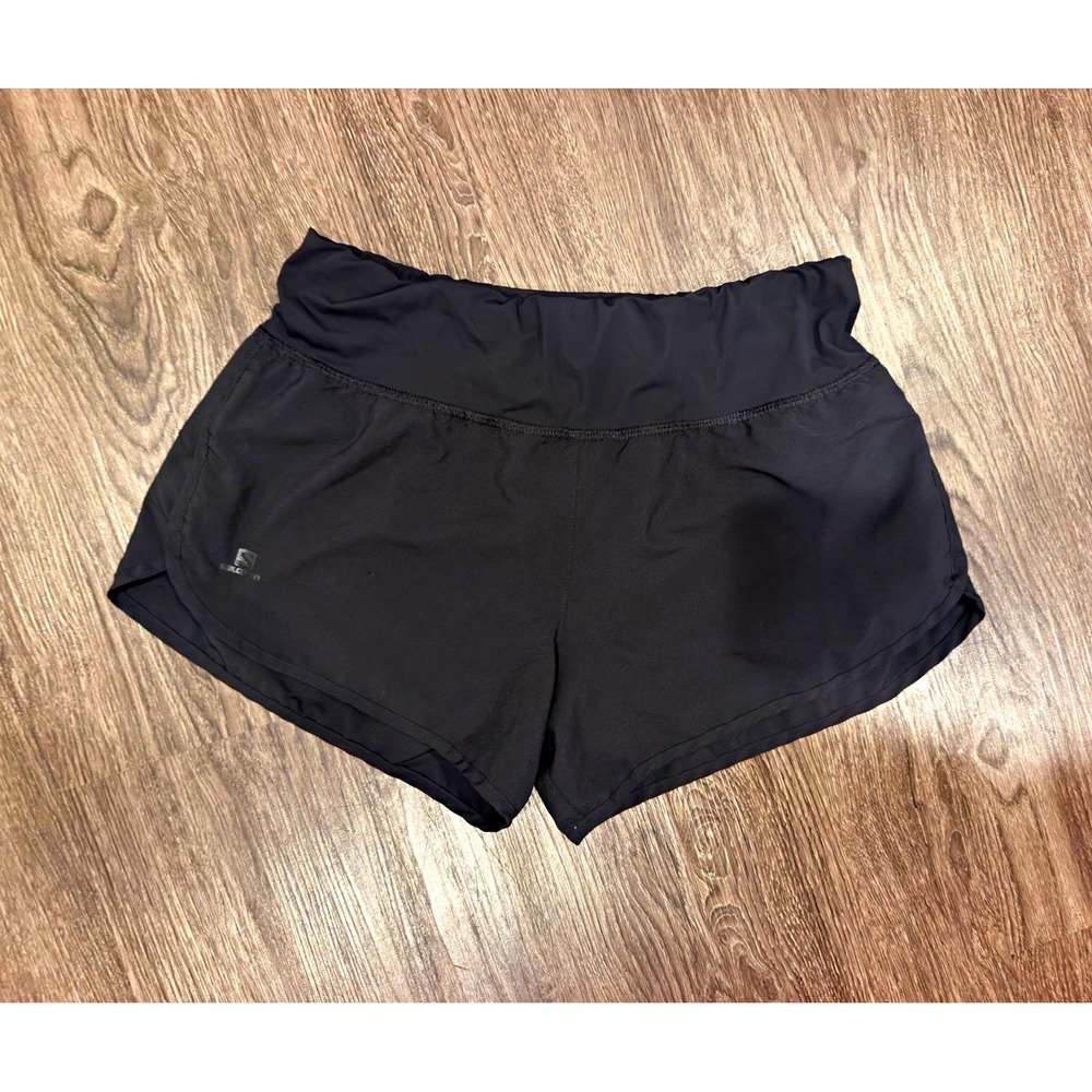 Salomon AdvancedSkin ActiveDry Running Shorts Black Women's Size Small